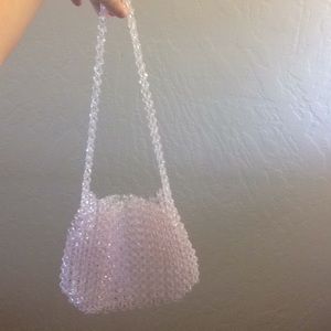 Urban Outfitters pink beaded purse
